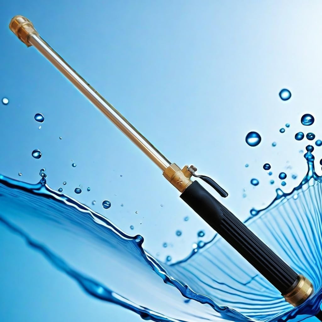 Upgraded Pressure Washer Wand, Brass Water Jet Nozzle for Garden Hose, Hydro …