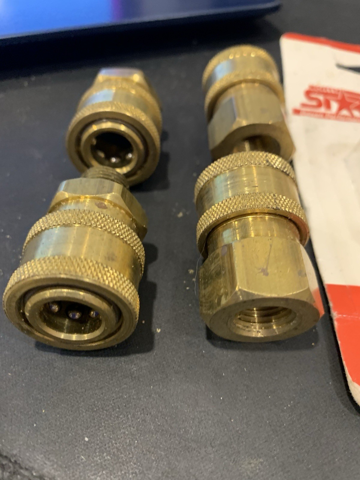 5-1/4″ FPT Female & Male Brass Socket Quick Connect Coupler for Pressure Washer