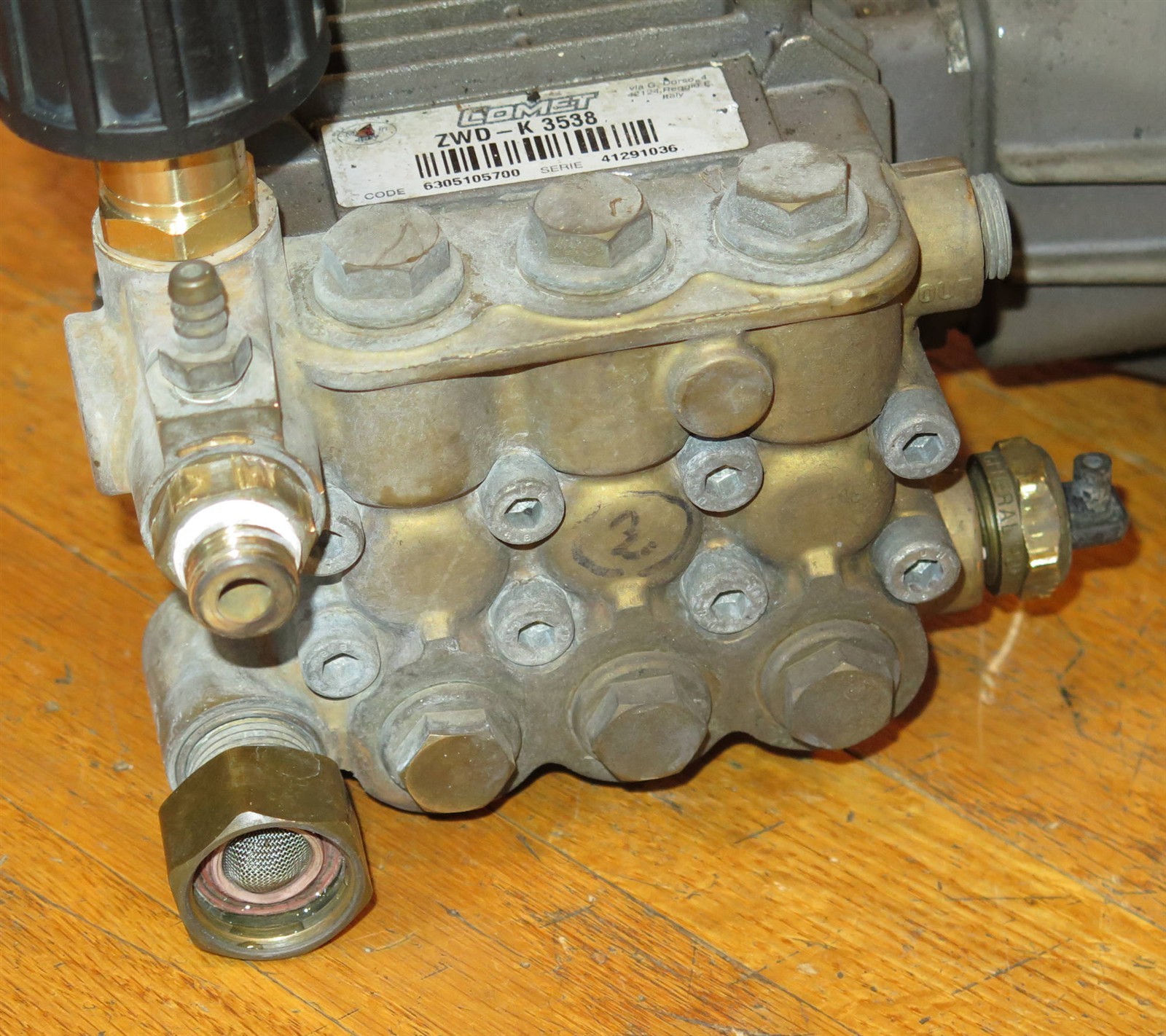 Comet ZWD K-3538 3800psi Power Pressure Washer Pump for Honda GX270 – PARTS