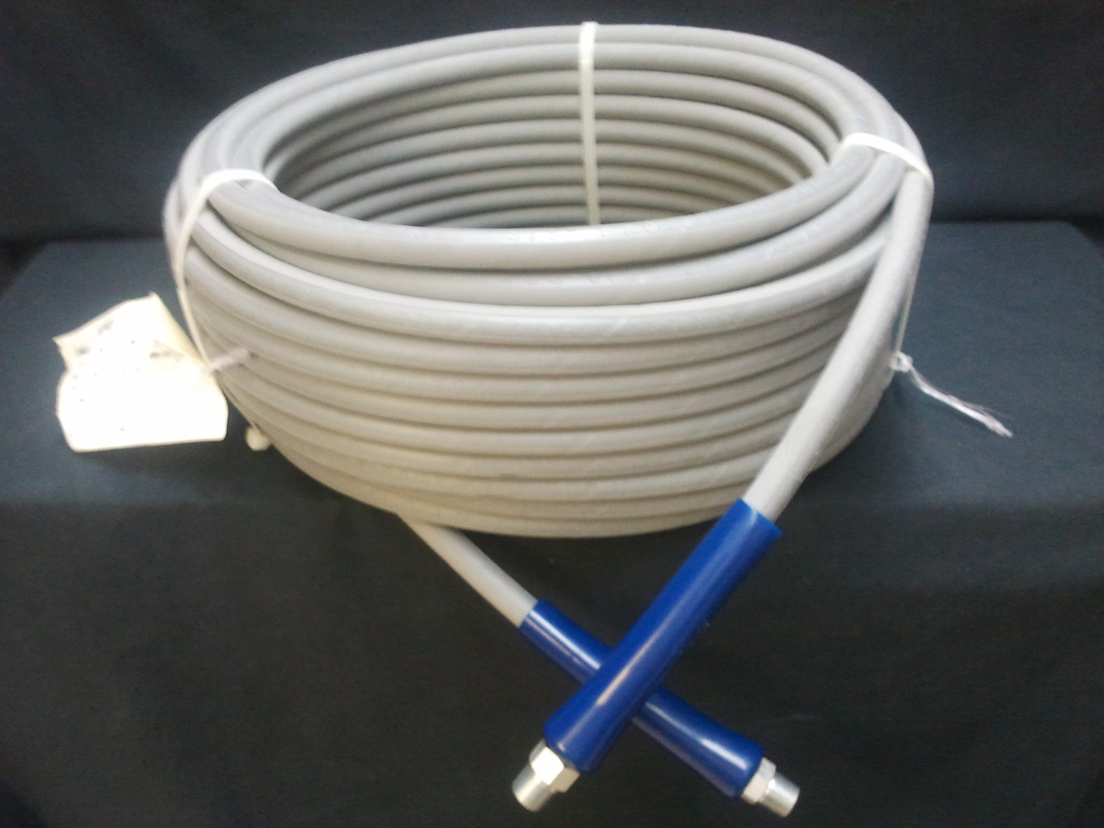 100 ft 3/8″ Gray Non-Marking 6000 psi Pressure Washer Hose HOT WATER 100′ Foot