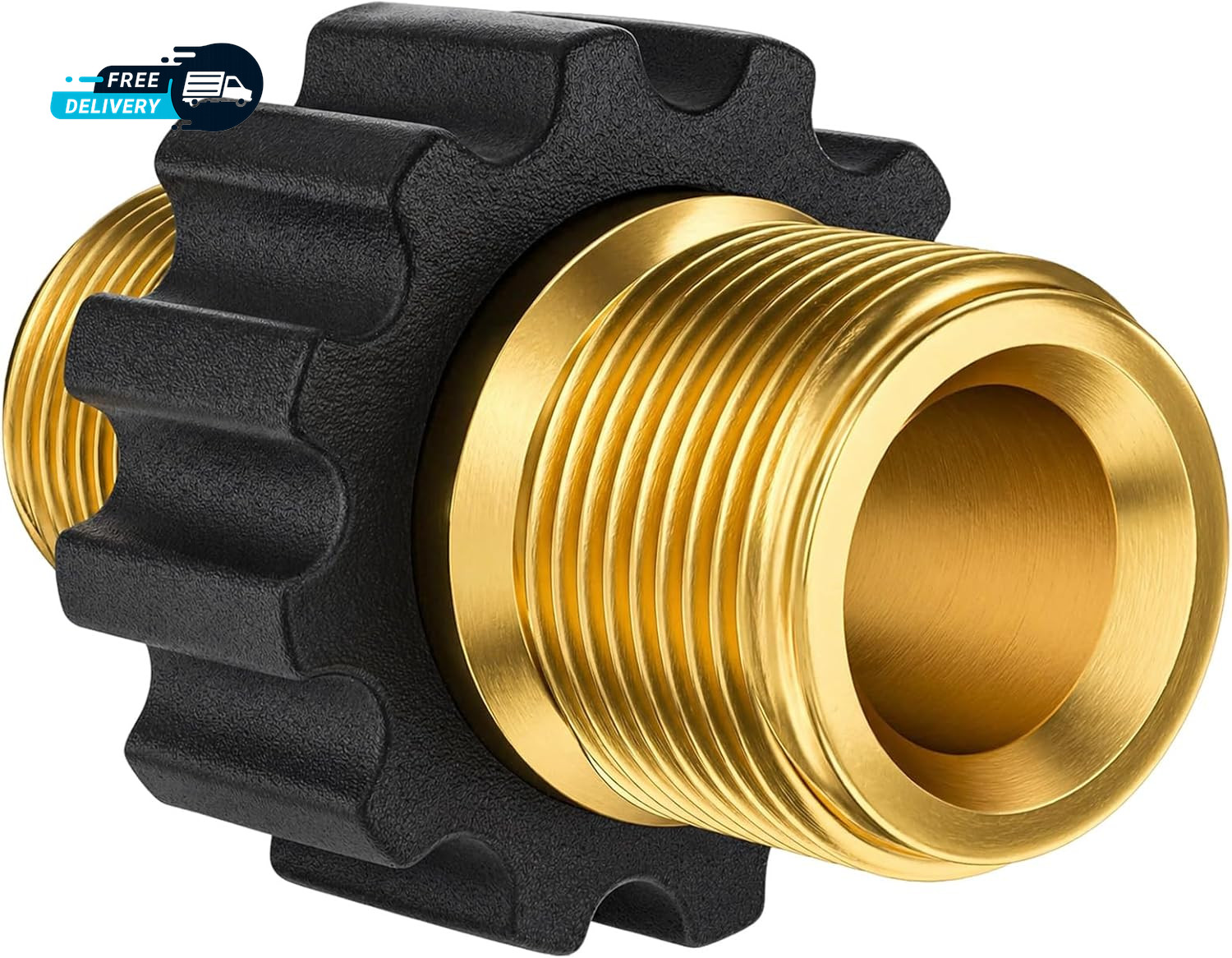 M22 14Mm Pressure Washer Hose Connector M22-14Mm Male-To-Male Adapte