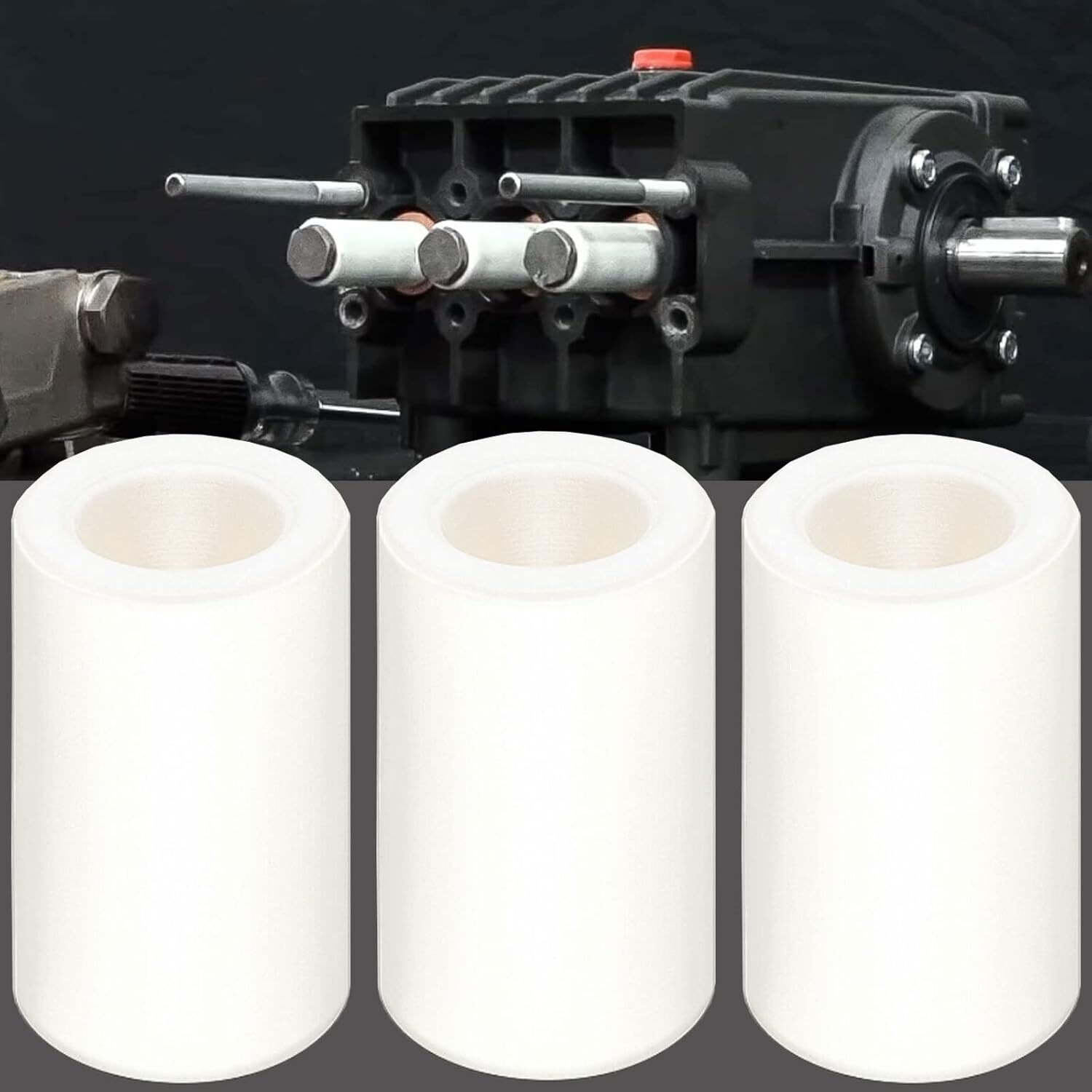 3PCS General Pump Piston Replace Ceramic 15mm 51040009 for TP Pumps (15x25x9 mm)