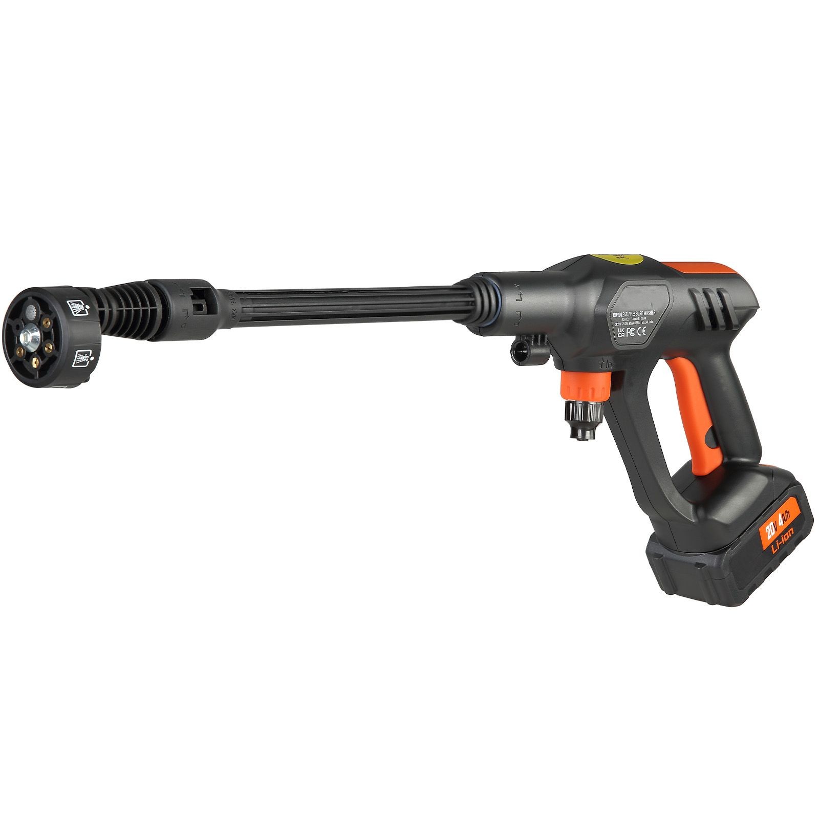 Cordless Pressure Washer, 652 – PSI 1.1 GPM Portable Power Cleaner, Handheld