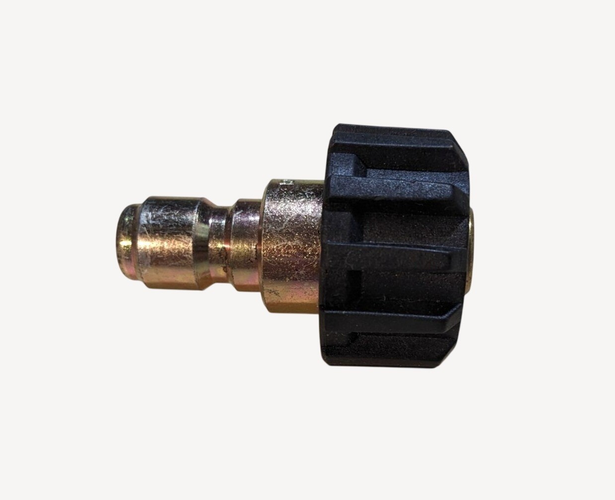 Pressure Washer M22 14mm Female To 3/8-Inch Brass Quick Connect Plug Adapter 2pk