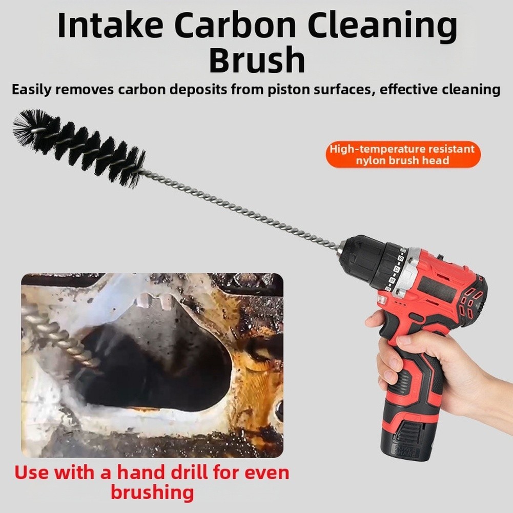 Drill Power Compatible Nylon Brush for Car Engine Intake Valve Carbon Cleaning