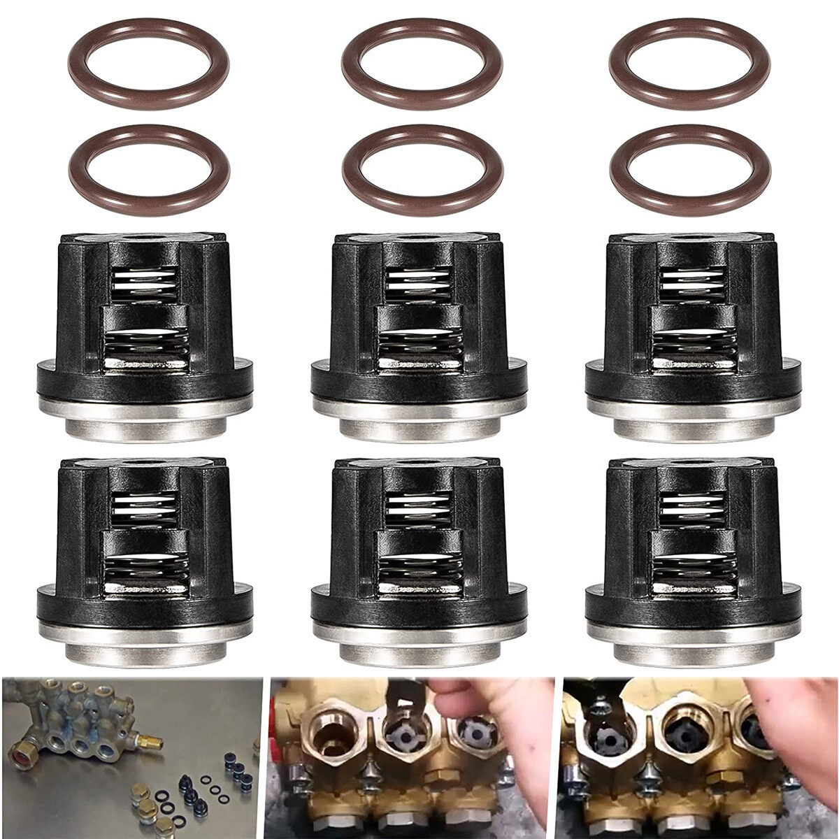 AR1828 for Annovi Reverberi AR Pump Check Valves Kit 18mm XR RK RKA RKV RRV XRC