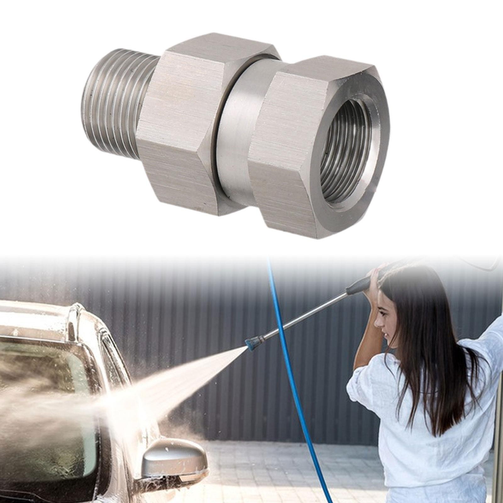 3/8 inch Pressure Washer Swivel Joint Anti Twist 360 Degree Rotation Connector
