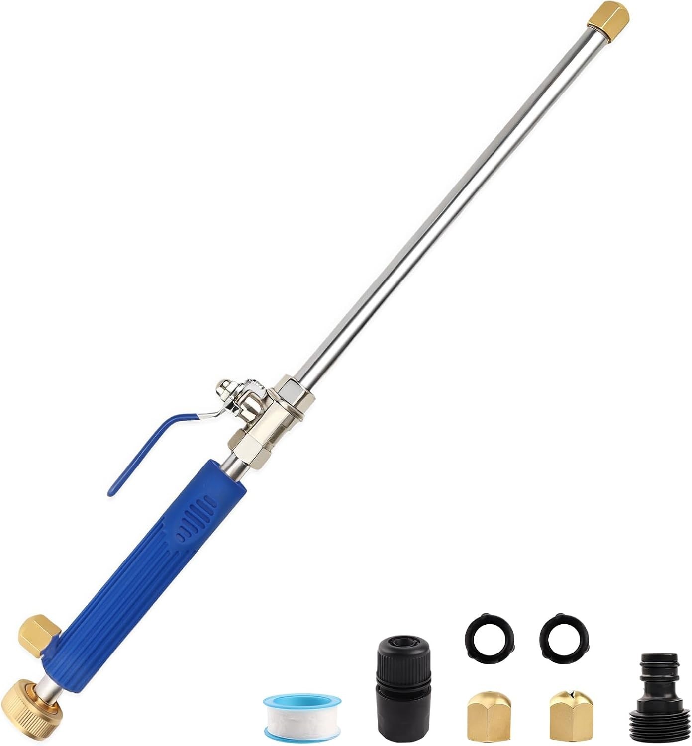 High Pressure Jet Hose Nozzle Attachment Wand，Power Washer Hydro Nozzle Attac…