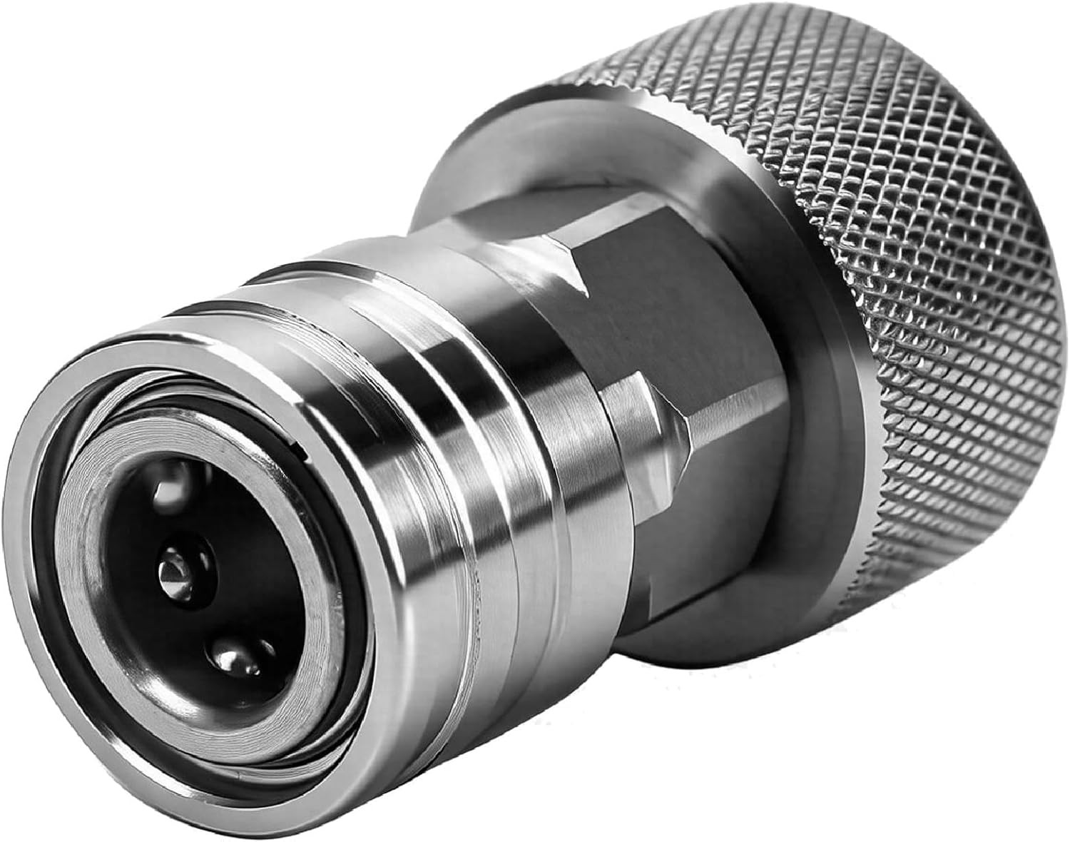 Garden Hose Pressure Washer Adapter, 3/4″ GHT to 1/4″ Stainless Steel Quick C…