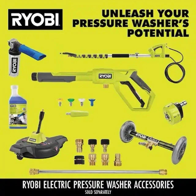 *NEW* RYOBI RY143011VNM 3000 psi Brushless Elecric Pressure Washer w/ Soap Tank