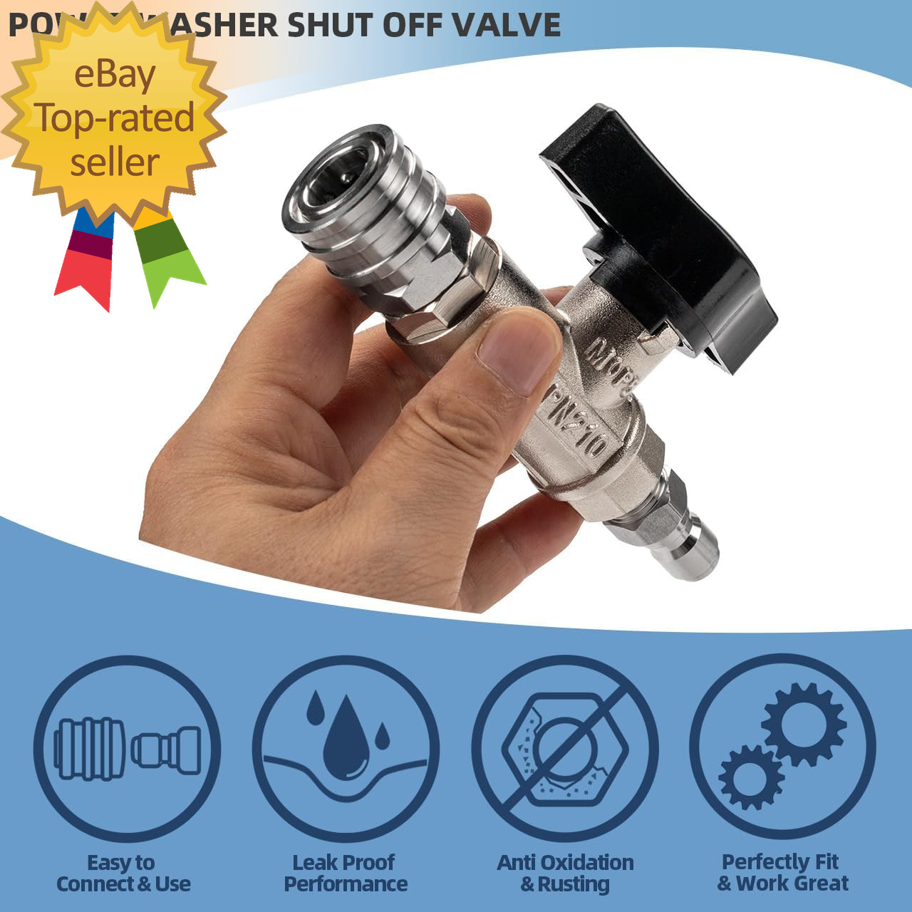 DN10 Ball Valve for Pressure Washer 3 8 Quick Connect Ball Valve for Pressure Po