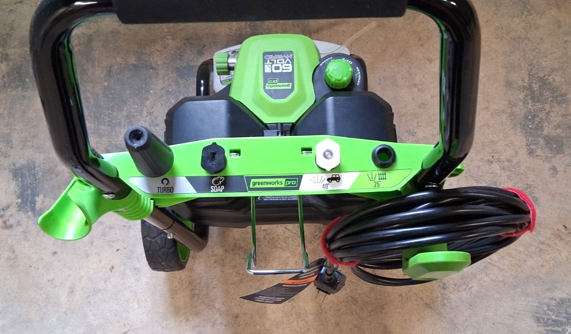 GREENWORKS PowerWasher PW18HYB ELECTRIC or 60VBattery NEW TOOL ONLY PickUp in CT