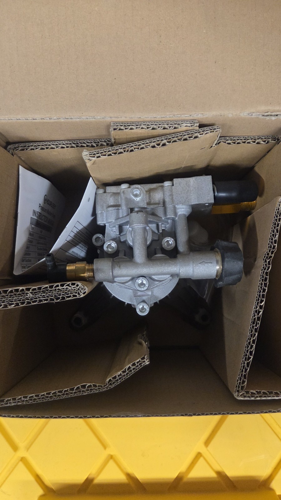 Hourleey 7/8″ Shaft Vertical Pressure Washer Pump, 3400PSI 2.5GPM