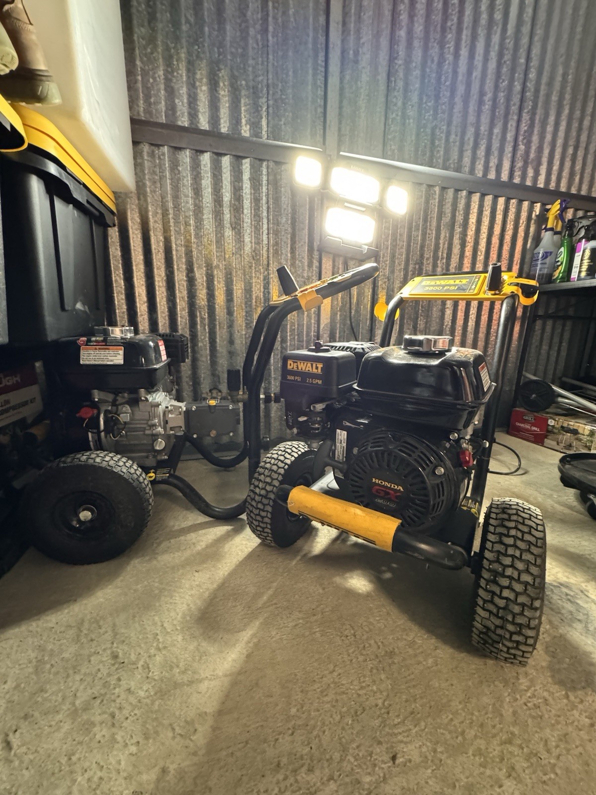 (2) DEWALT 3600 PSI Honda GX200 Quick Connects – price is $1,000 text me