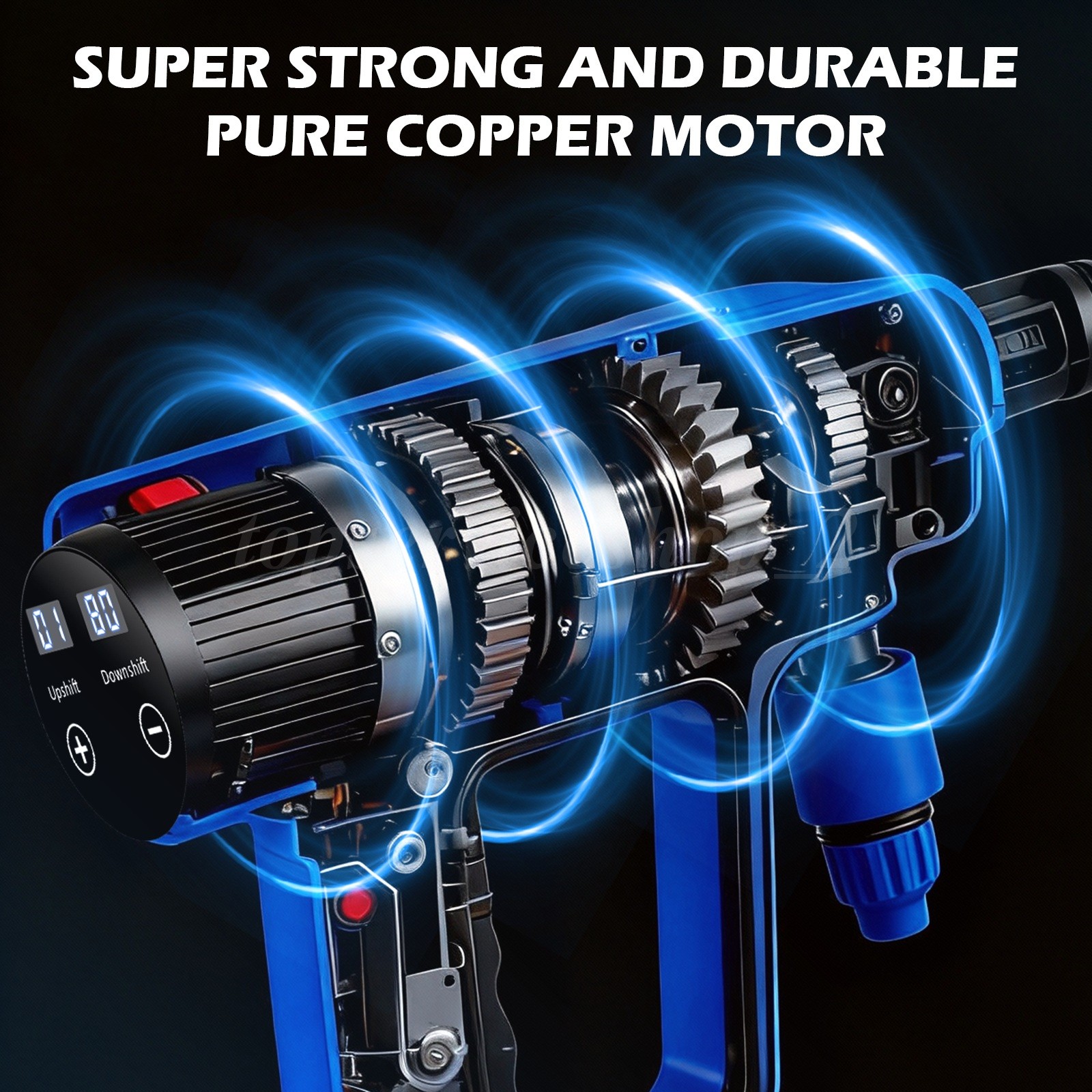 Cordless Pressure Washer 6-in-1 Foam Cannon Dual Battery Car Garden Cleaning