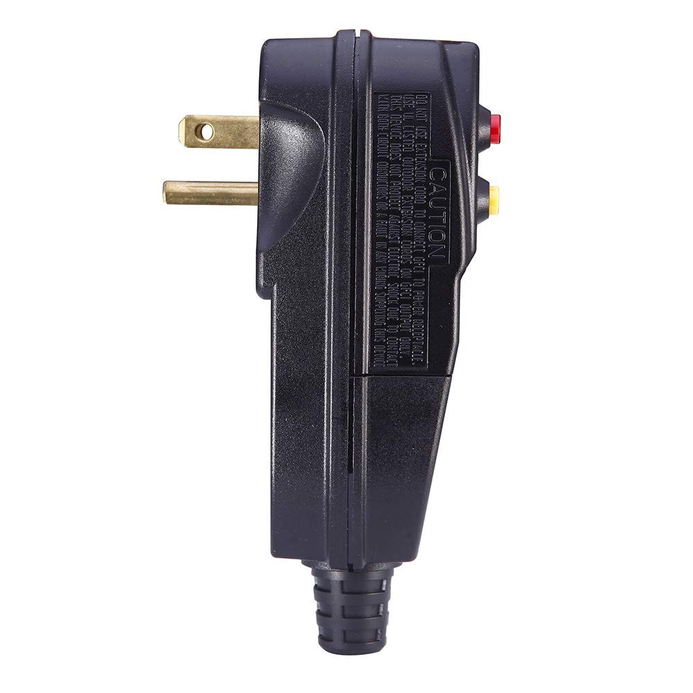 GFCI Outlet Plug 15A 120V Waterproof Circuit Breaker for Pool Pump Pressure W…