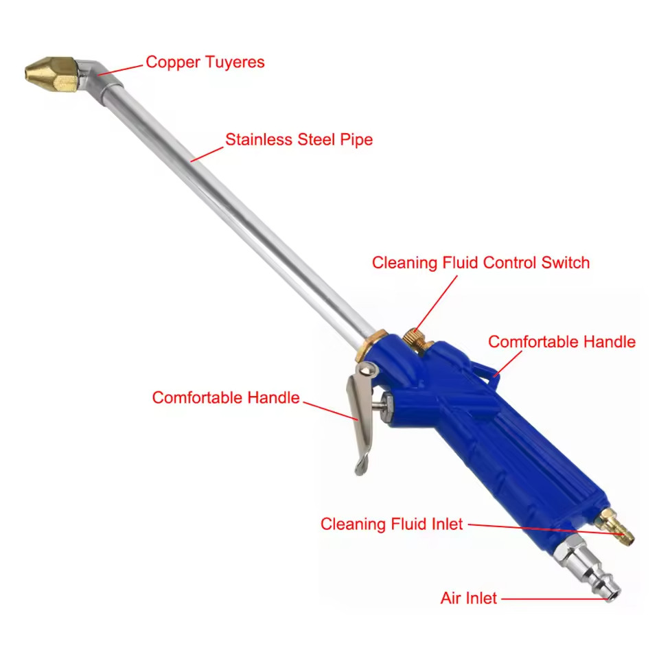 USA Type Pneumatic Cleaning Tool High Pressure Gun Car Engine Washer Oil Cleaner