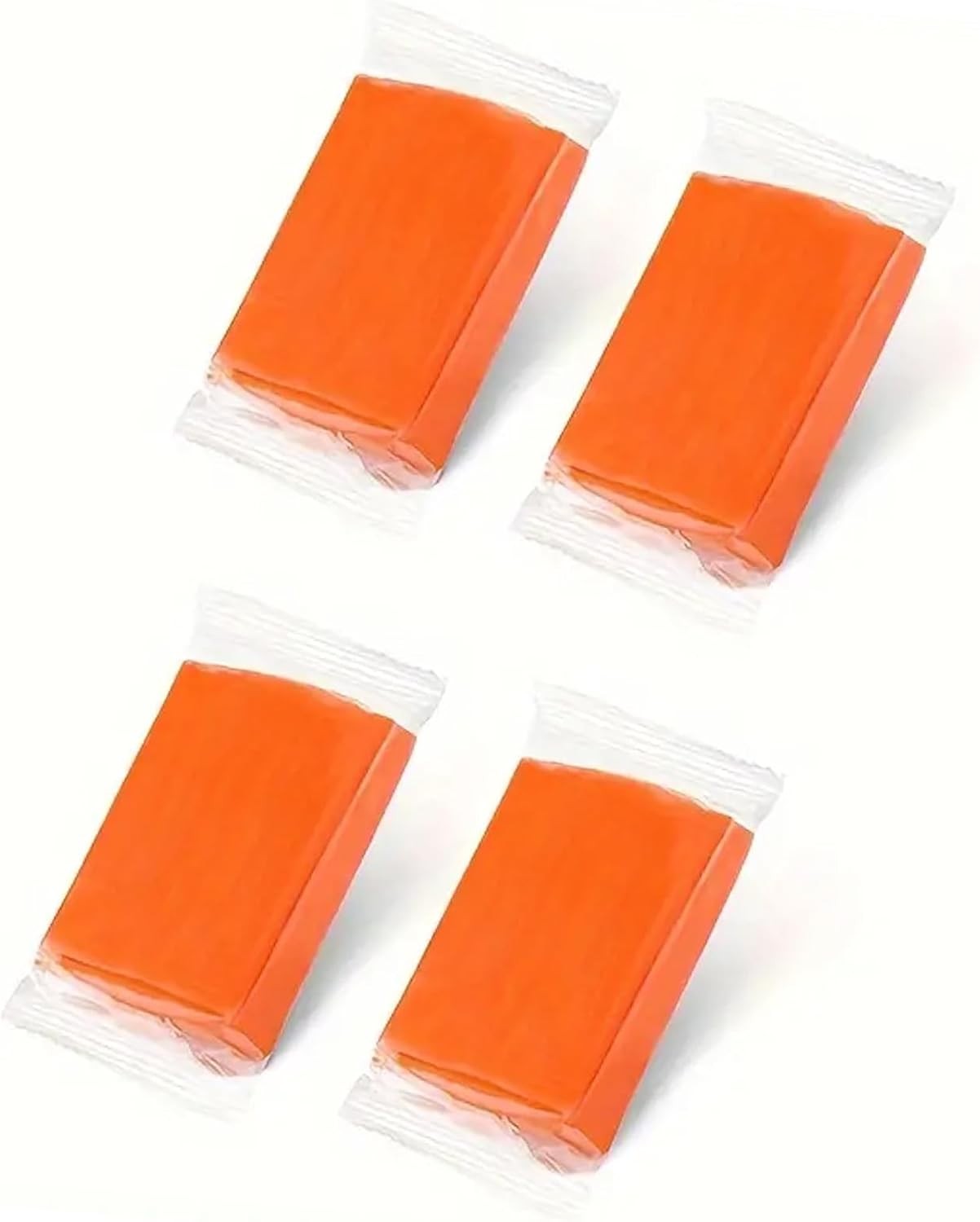 4 Pack 100g Car Clay Bar Premium Grade, Orange Auto Orange-Premium Grade