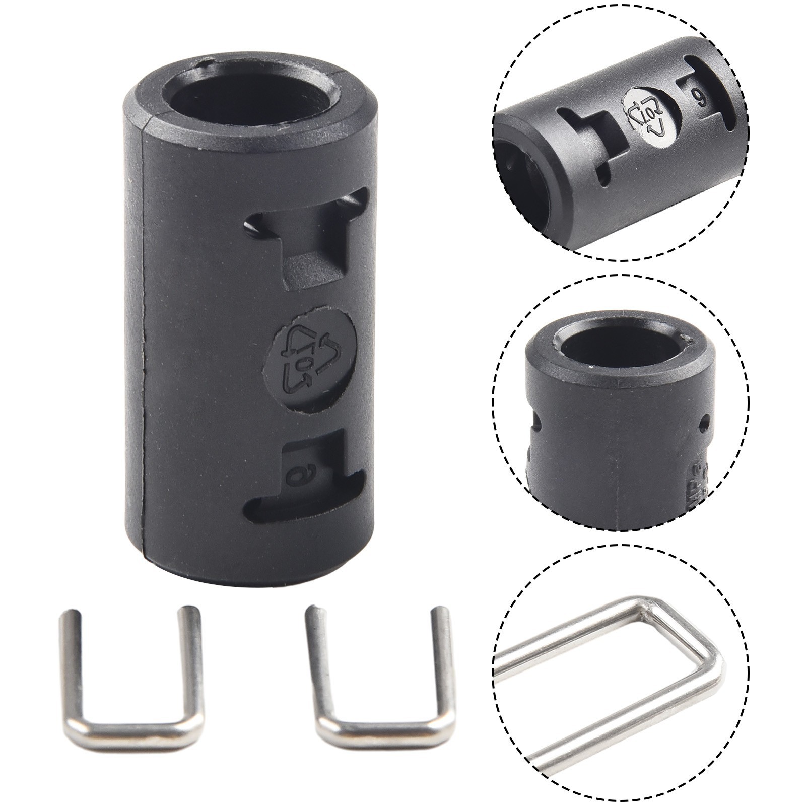New Accessories Tube Connector Adapter Extended 1 Pc Butt Fitting Joint