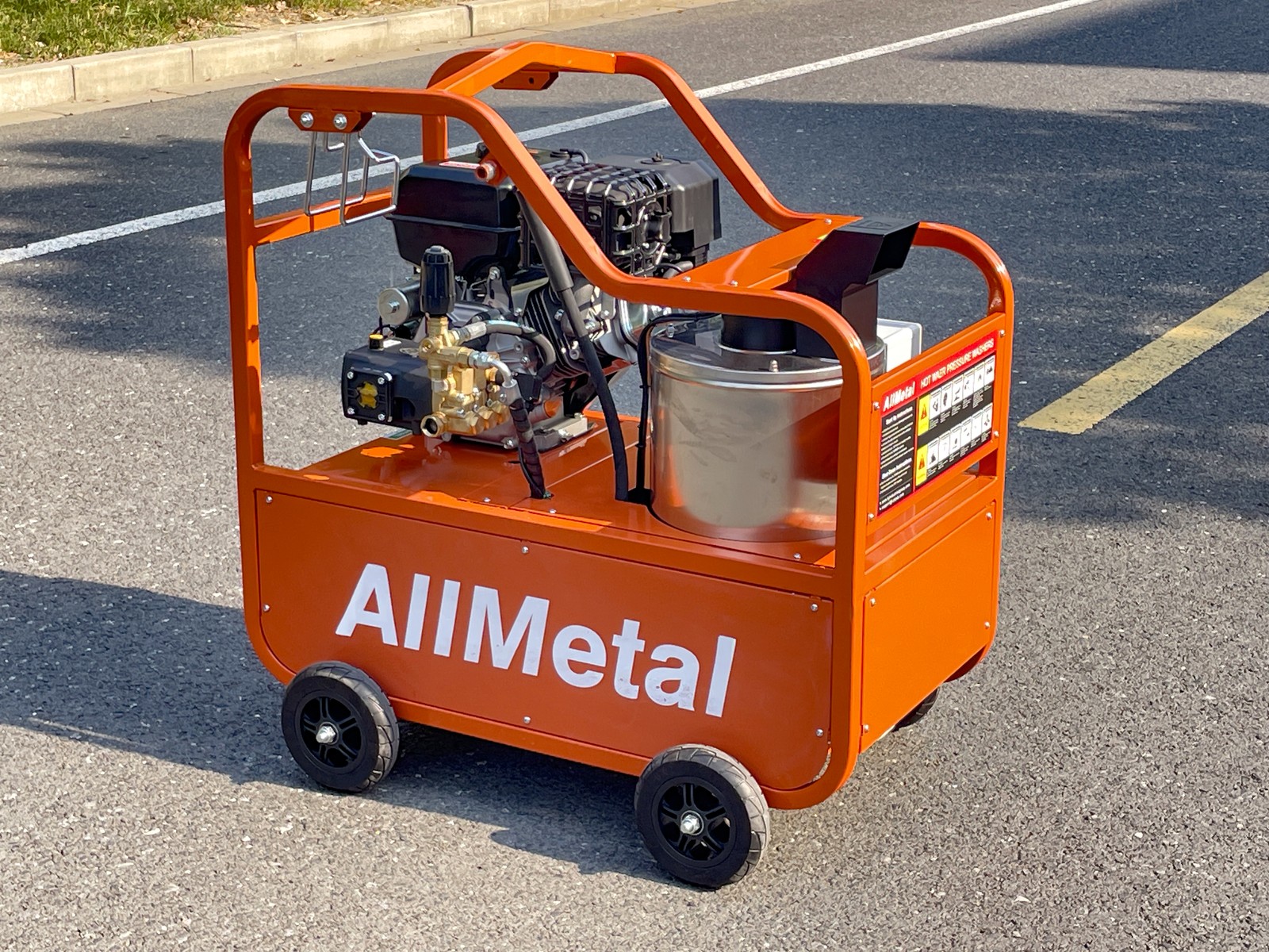 Commercial Portable Steam Pressure Washer 4.0GPM 4000PSI