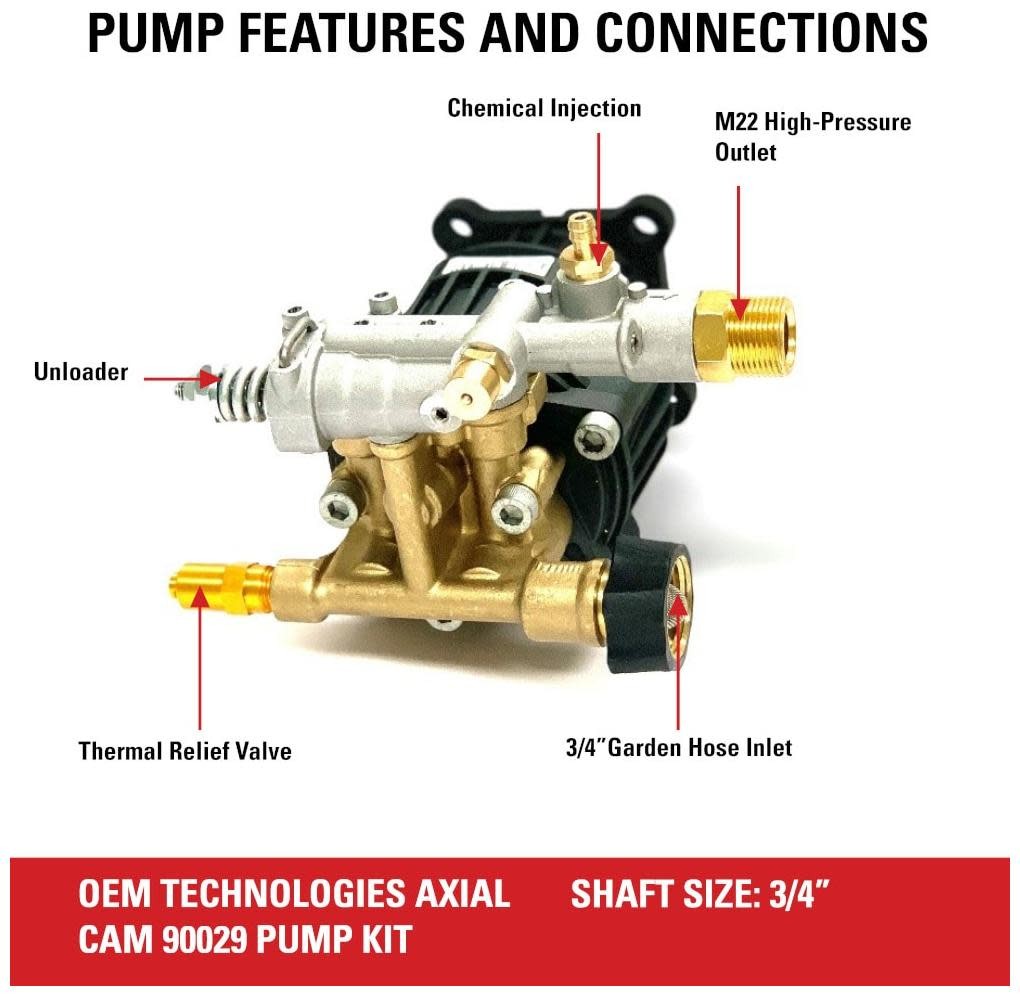 OEM Technologies 90029 OEM Technologies Fully Plumbed 3400 PSI