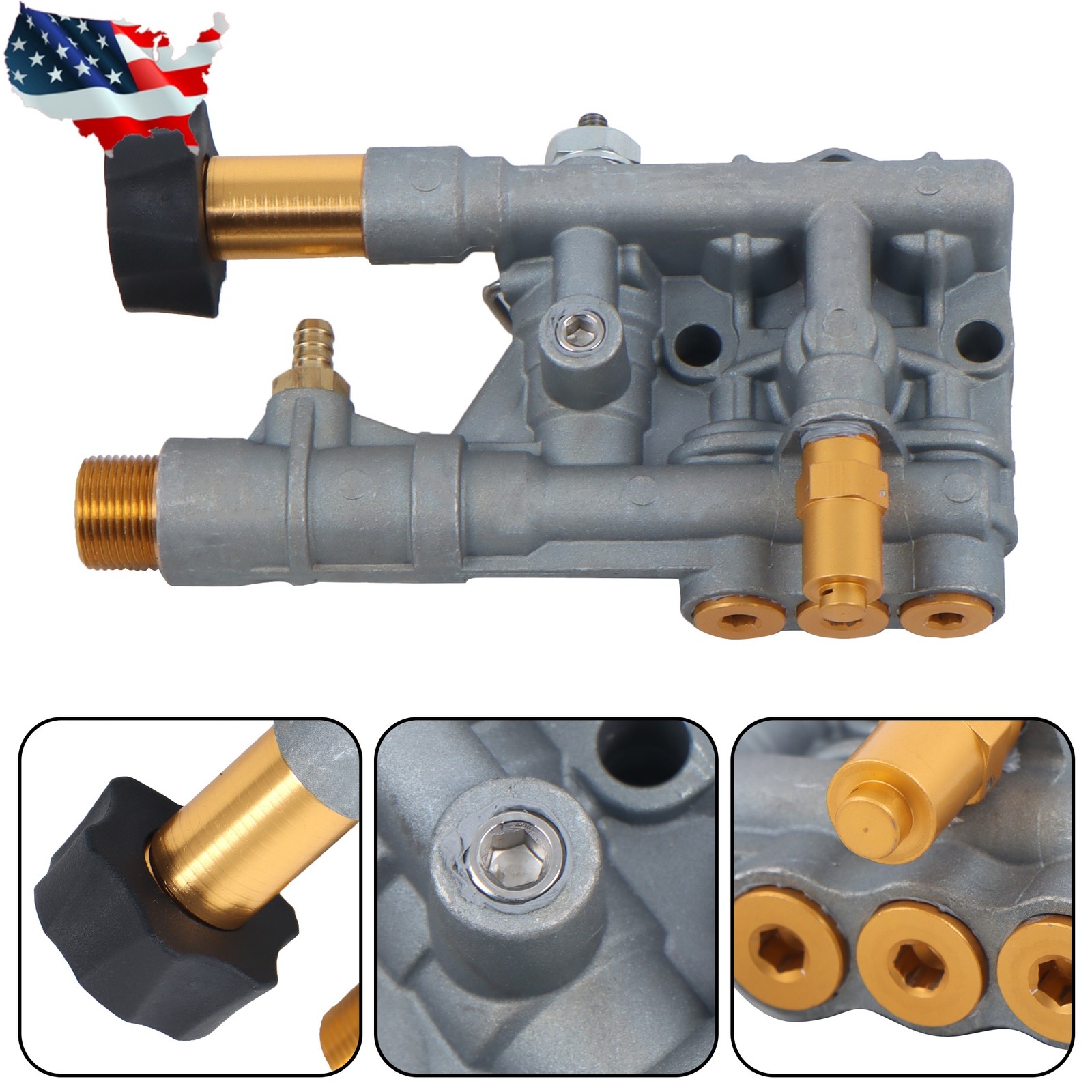 For Simpson Cleaning 7108366 510020 520006 Manifold Kit Washer Pump