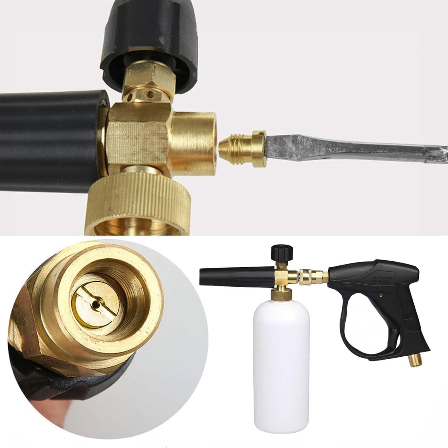 2PCS 1.25mm Foam Cannon Nozzle Tips for Car Wash & Garden Hose