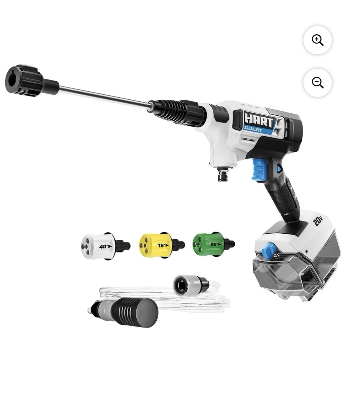 Hart Brushless 600 psi Portable Power Washer