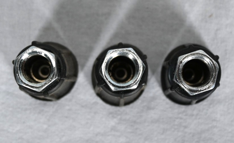Set of (3) NEW Pressure Washer Nozzles #25050 w/ Protectors 1/4″ Female NPT