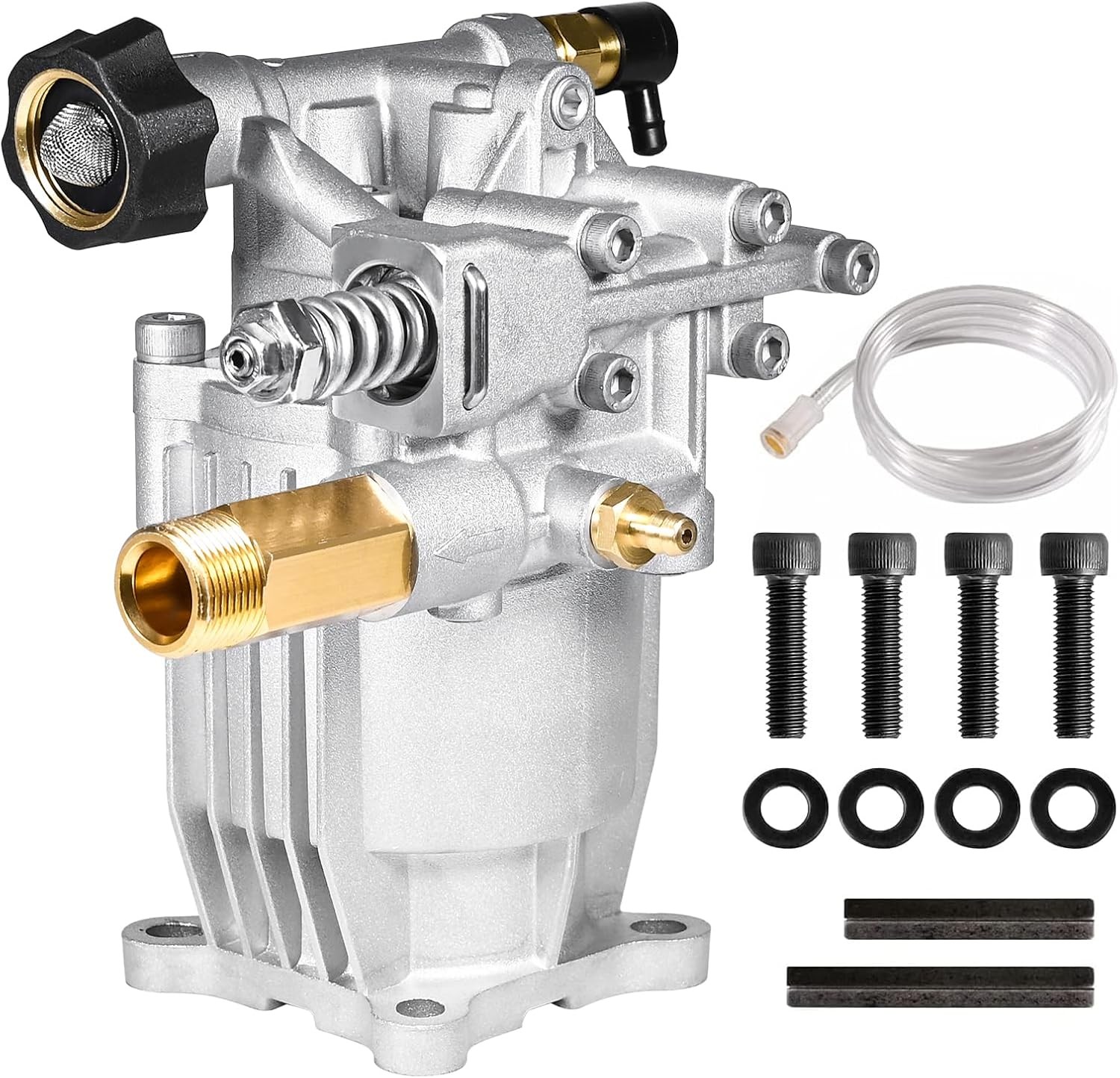 3/4″ Shaft Horizontal Pressure Washer Pump 3400PSI 2.5GPM for Honda GC160 GC190