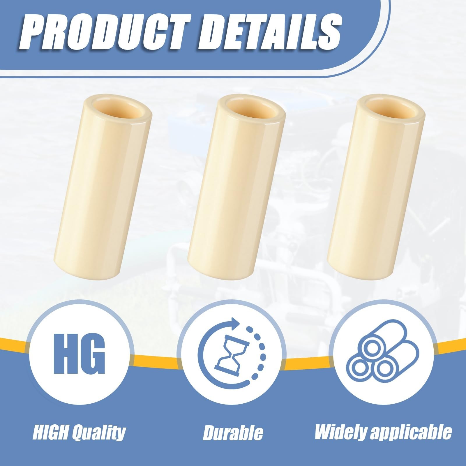 Treela 3 Pack Ceramic Piston 20x14x50mm Pressure Washer Pump Replacement