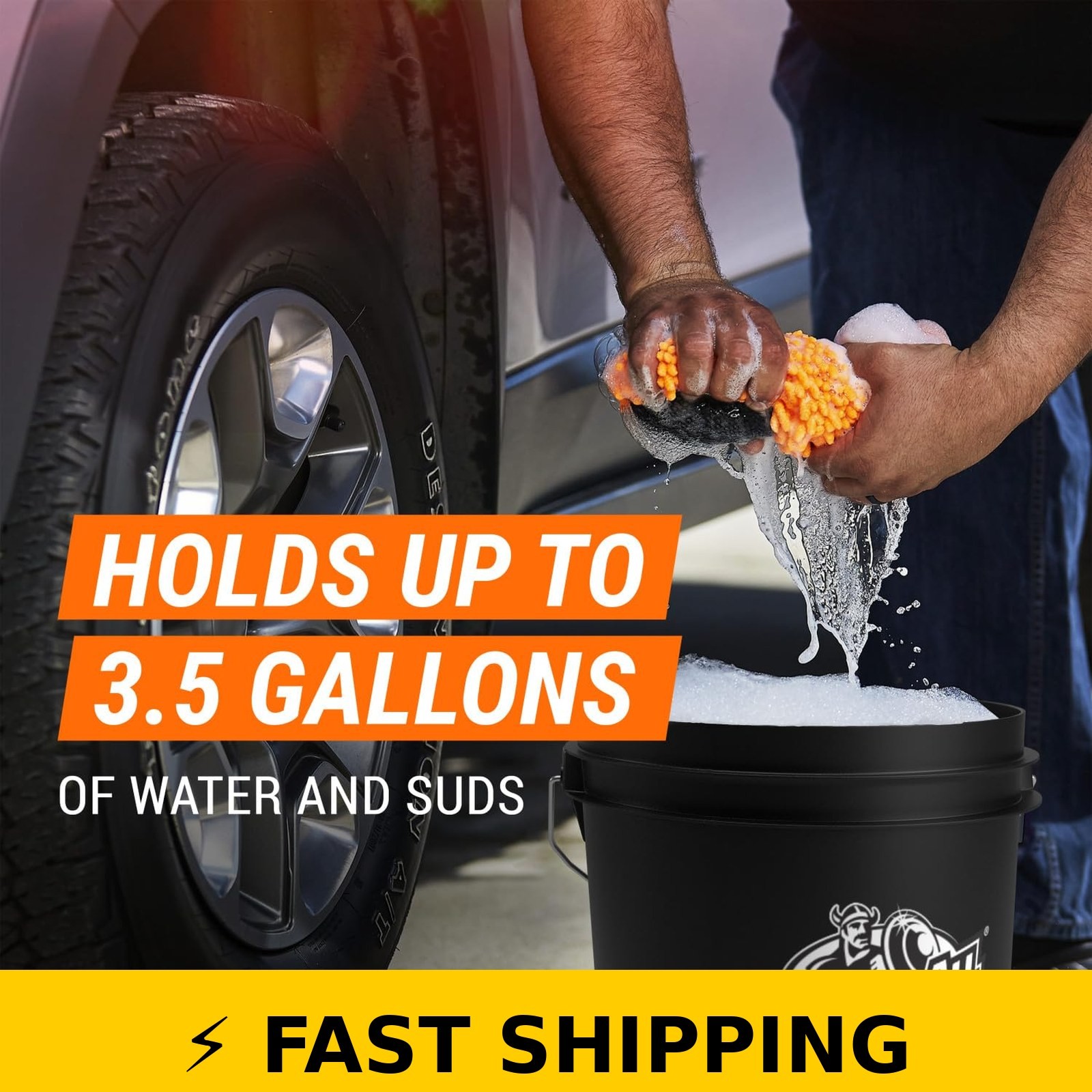 Armor All Heavy Duty Car Wash Bucket – 3.5 Gallon