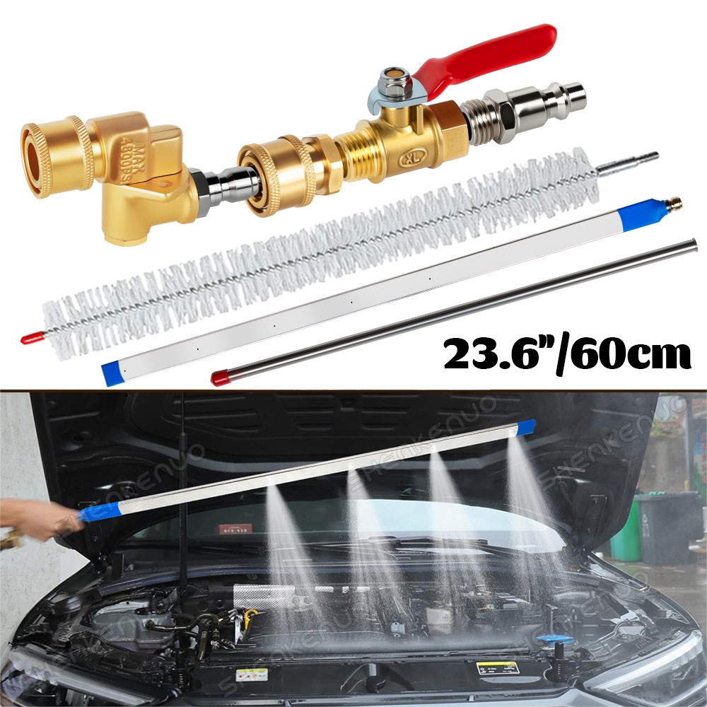 60cm/ 24in Radiator Cleaning Wand Over 2000PSI Portable Pressure Washer Tool NEW