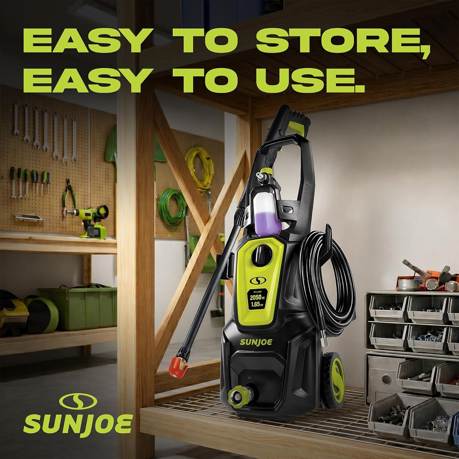 Electric Pressure Power Washer W/Foam Cannon & Extension Wand, 1600 PSI (PWMA Ce