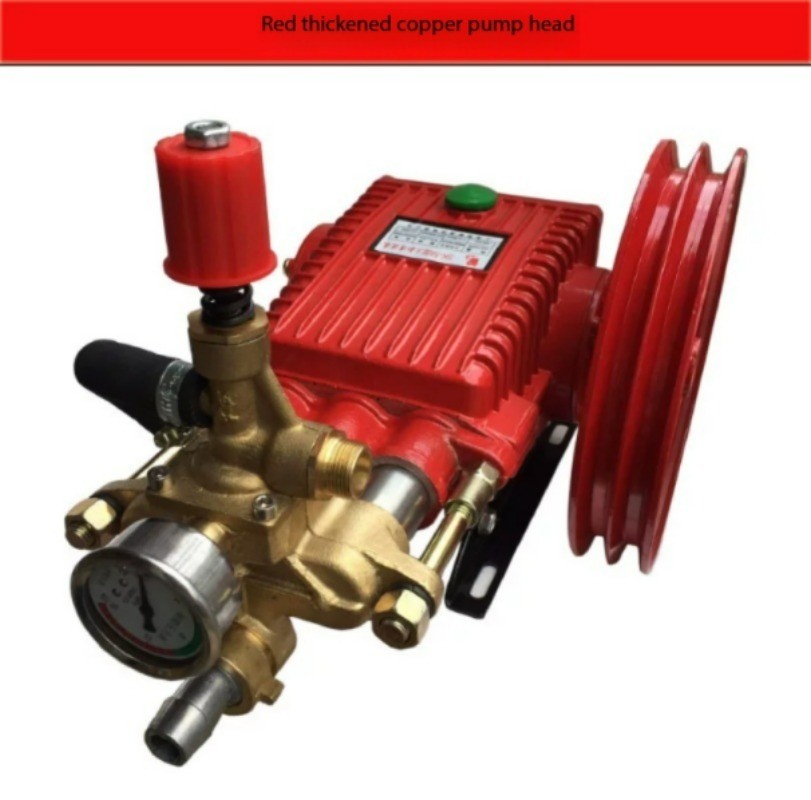 55i Shaft All Copper Commercial Plunger Water Pumps Car Wash Pump Head