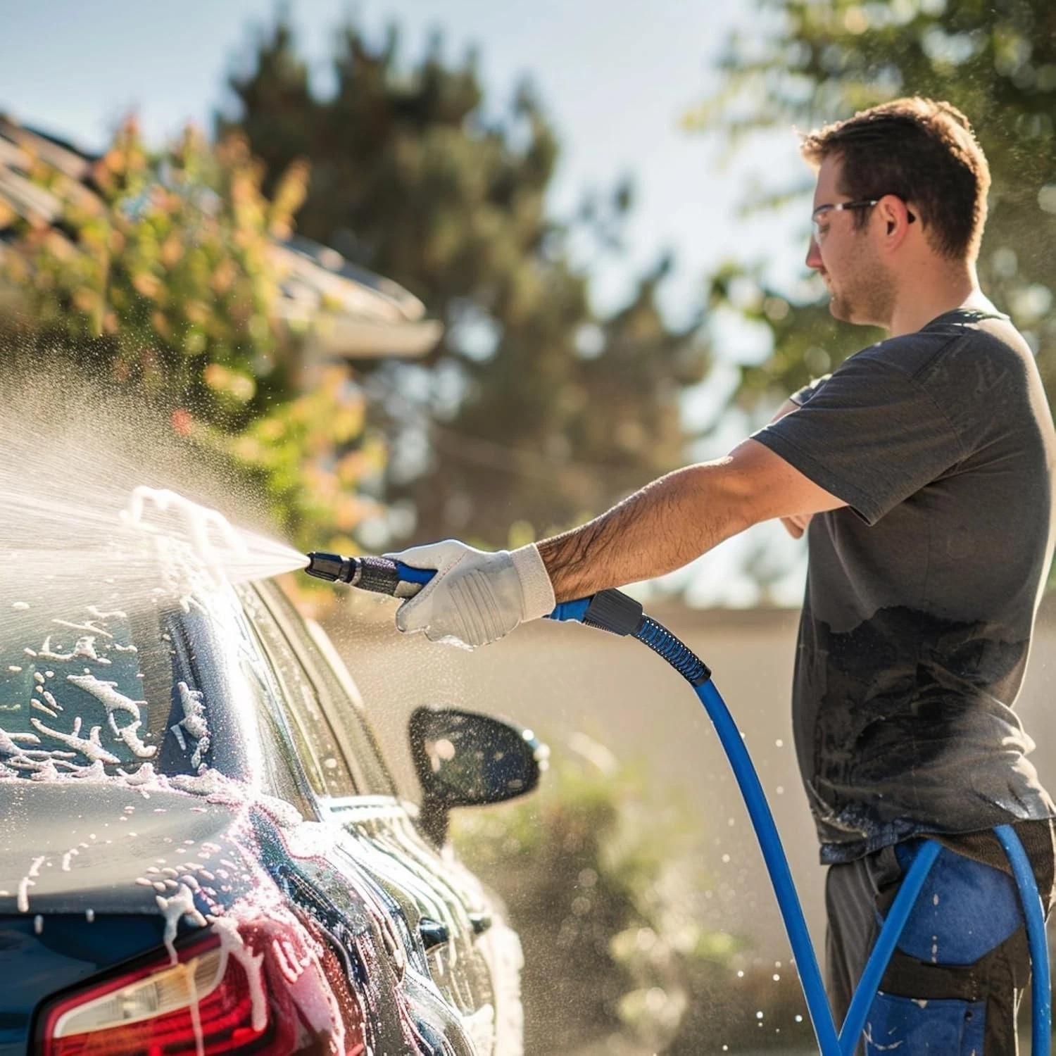 100 FT Pressure Washer Hose, 3600 PSI – Quick Connect & Leak-Free Design