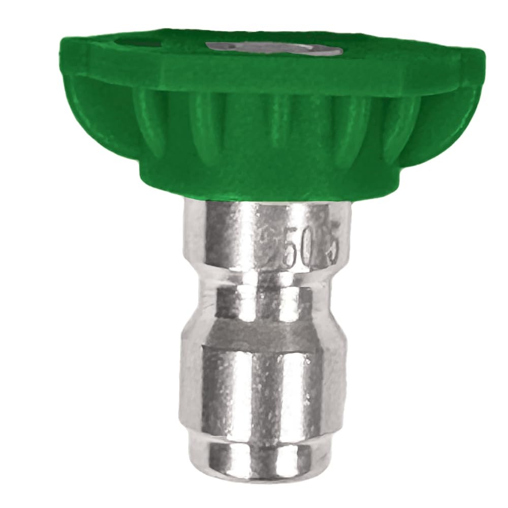 PWA013 3.5 Orifice 25-Degree Pressure Washer Spray Tip (Green) – Quick Discon…