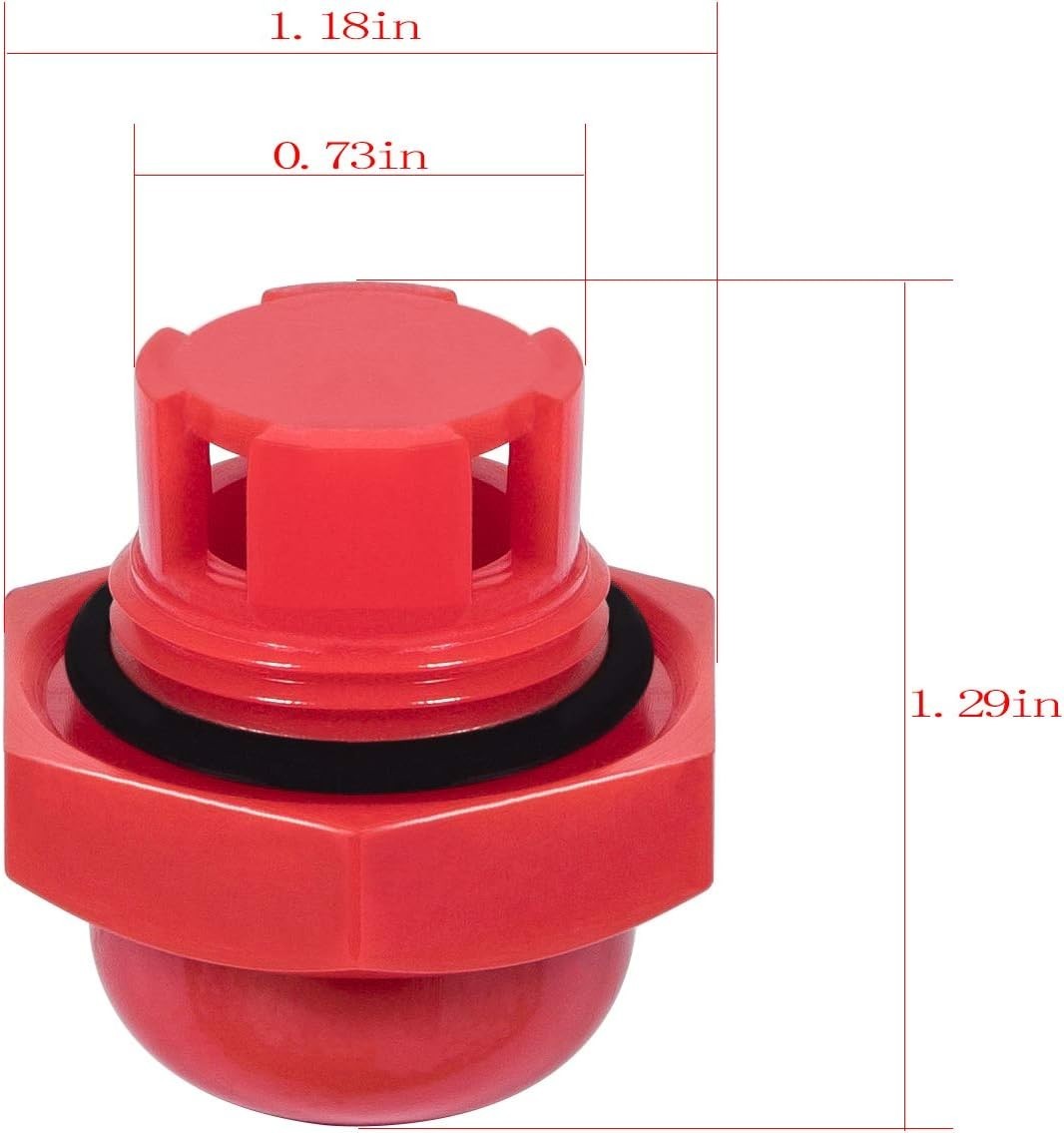 514009761 547961 Oil Fill Cap with O-Ring Seal for Cat Pumps Pressure Washer …