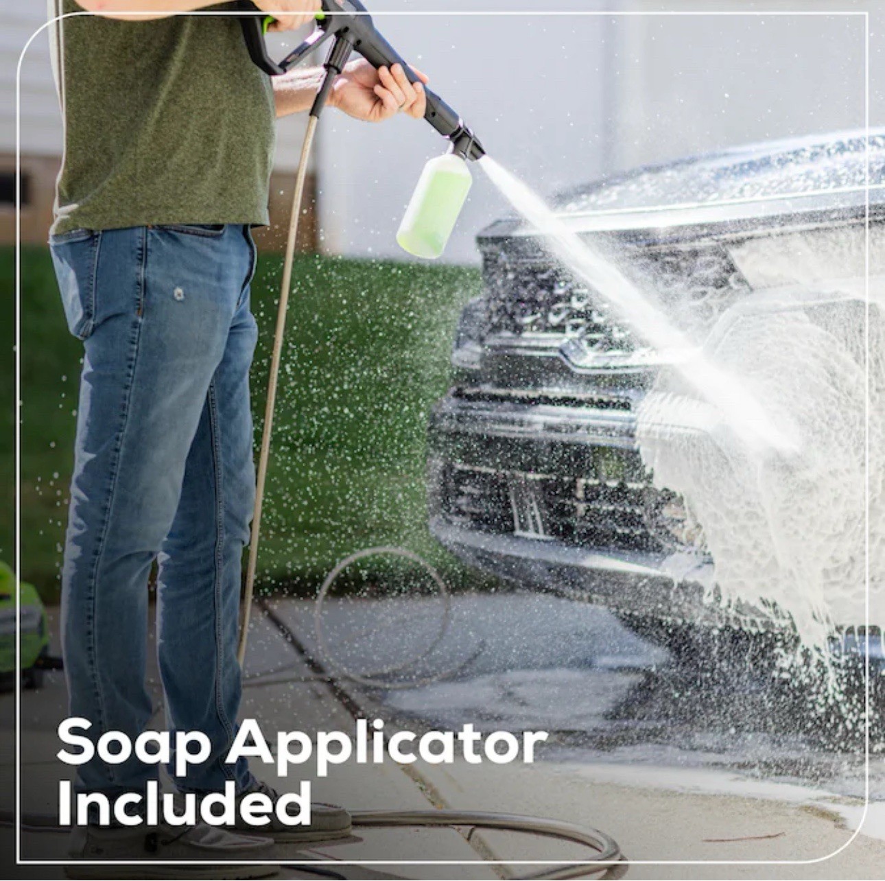 Greenworks 1800 PSI 1.2-GPM Cold Water Electric Pressure Washer and 2 Spray Tips
