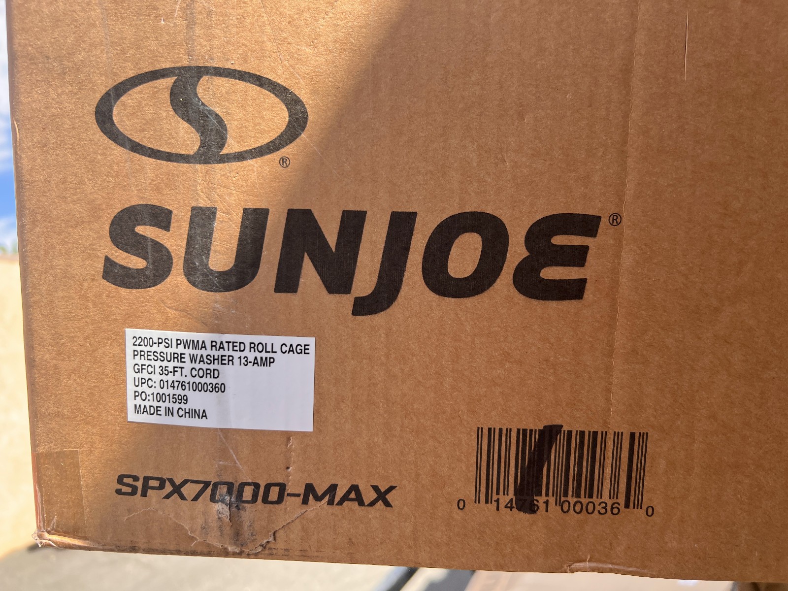 Sun Joe SPX7000-MAX | 2200 PSI Electric Pressure Washer | 1.1 Rated GPM | 13-Amp
