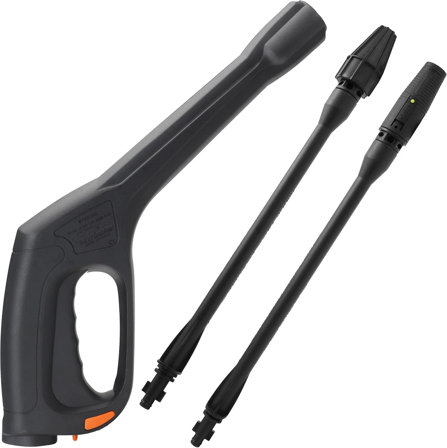 FIXFANS Pressure Washer Gun, Replacement Pressure Washer Wand with Jet and Turbo
