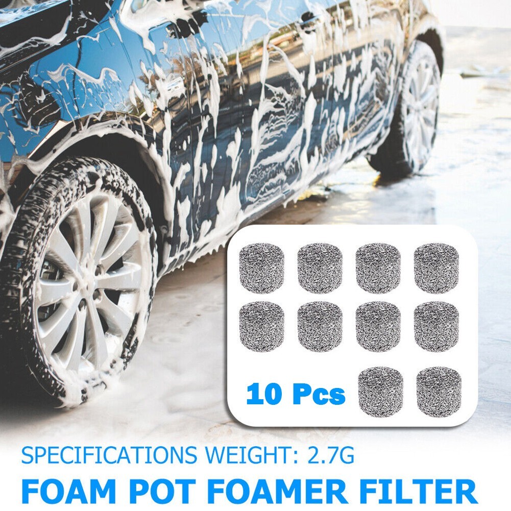 10pcs/set Stainless Steel Foam Mesh Filters Gauze Filter 14*11mm