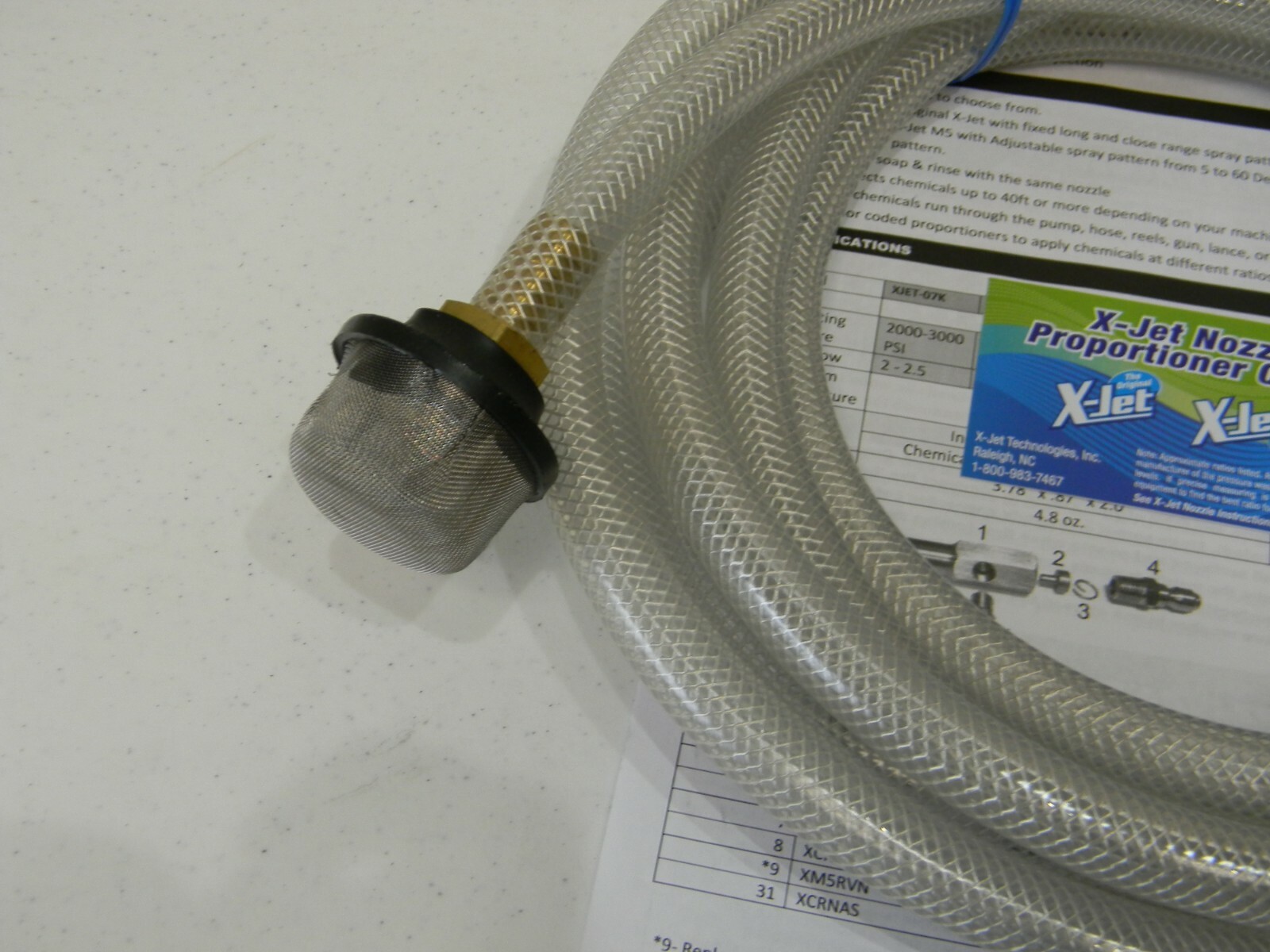 X-JET M5 Variable Long Range Nozzle #13 Kit 3000 to 4000 PSI 4-6 GPM XJet X Jet