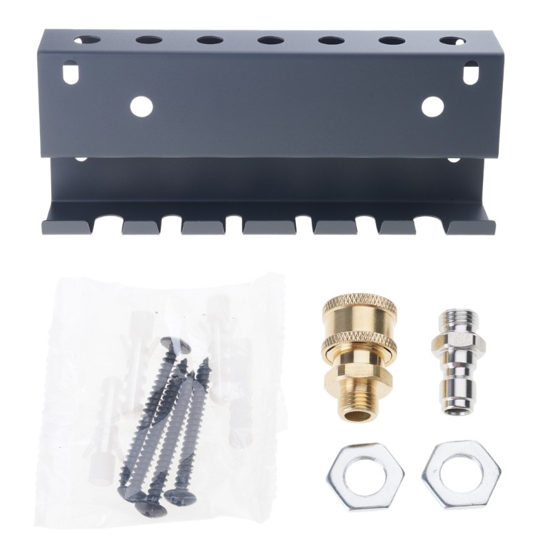 Wall Mount Pressure Washer Organiser For Guns Nozzles Tools Car Wash Accessories