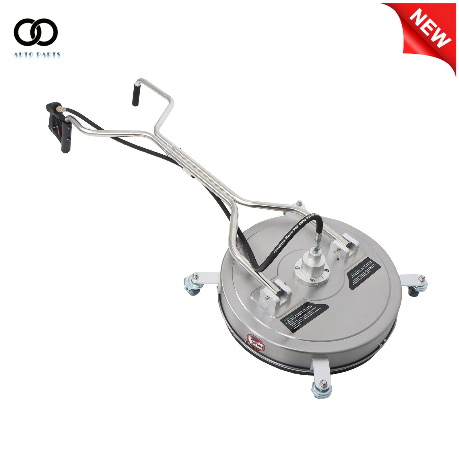 Quick Connect Pressure Washer 20″ Surface Cleaner 6000 psi w/ Handles & Wheels