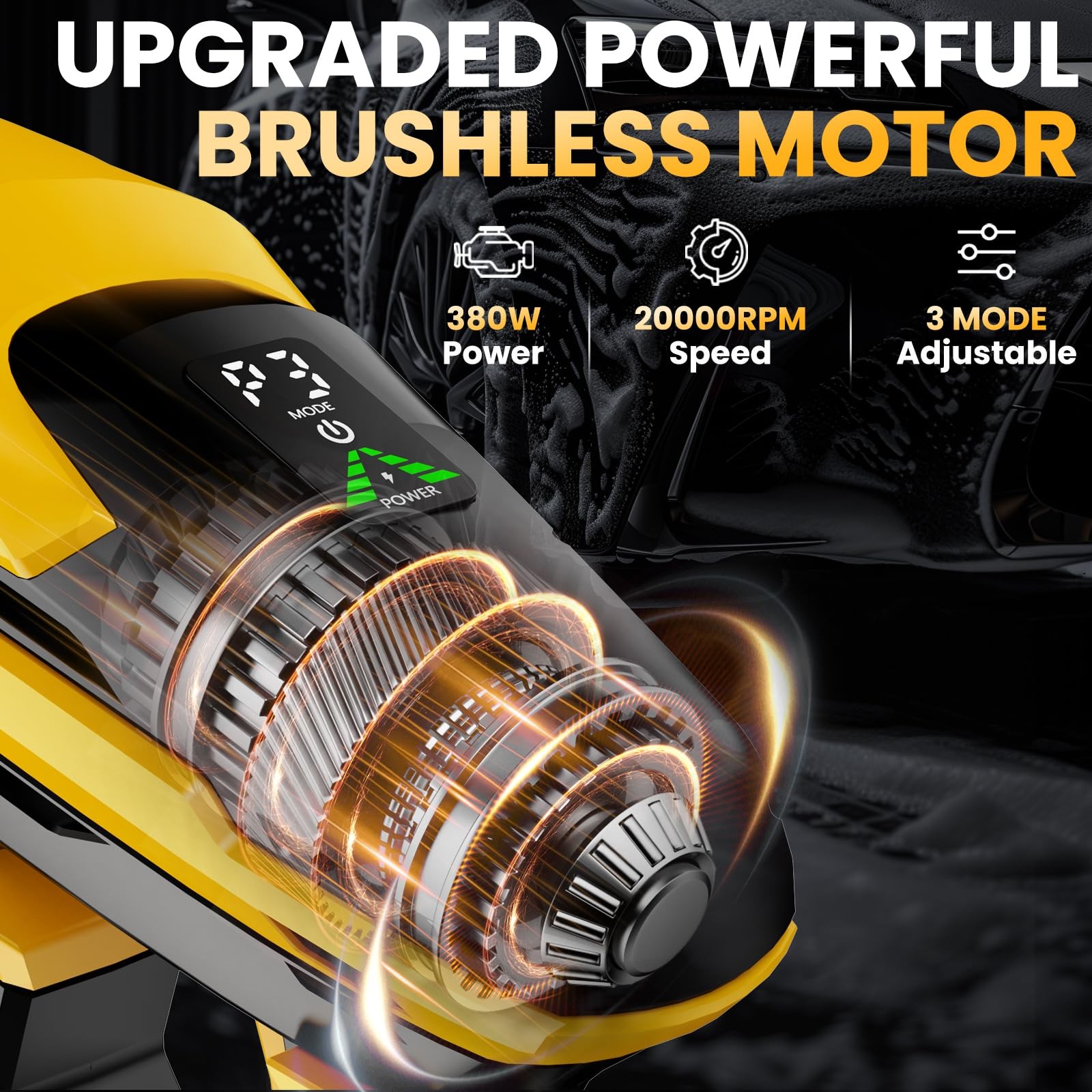 Cordless Pressure Washer for Dewalt 18/20V Battery, 800 PSI Portable Handheld…