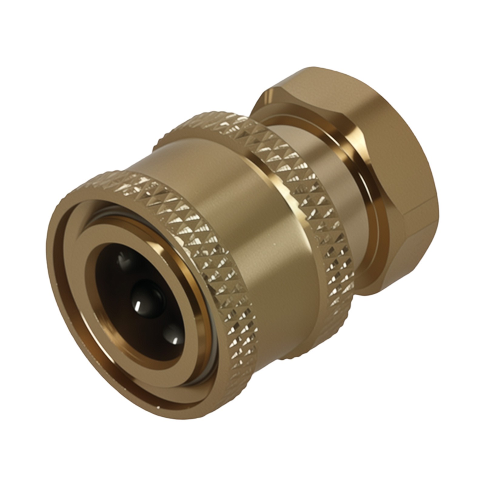 1/4″ Female NPT Brass Adapter for Pressure Washer Gun Wand Nozzle Connection