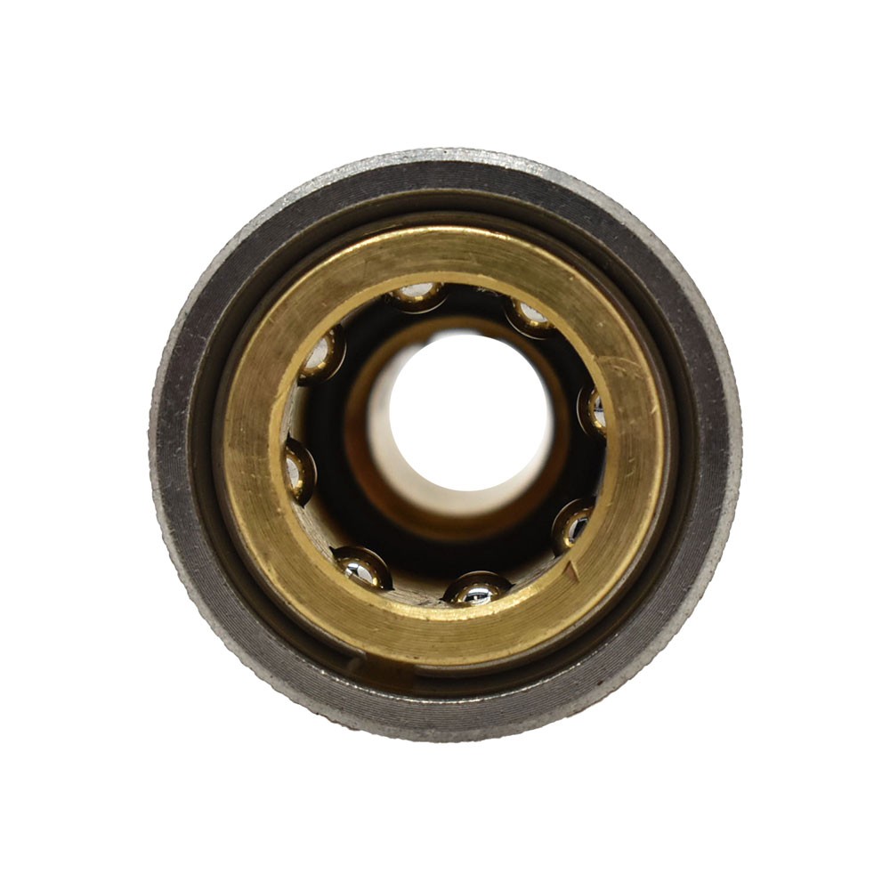 3/8 Inch Pressure Washer Quick Coupler Gauge Brass Fitting With Stainless Steel