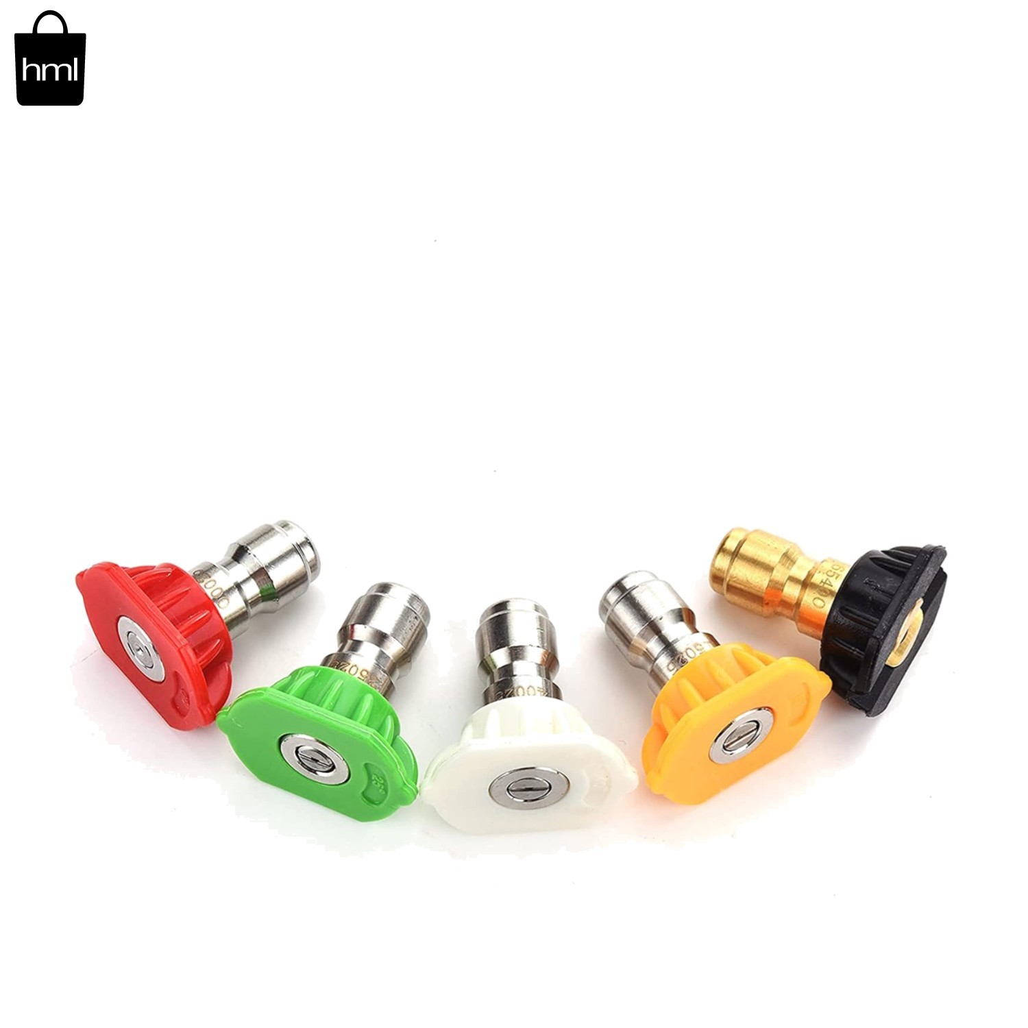 Color-Coded 1/4 Inch Pressure Washer Nozzle Tips Set – Enhanced Cleaning Power