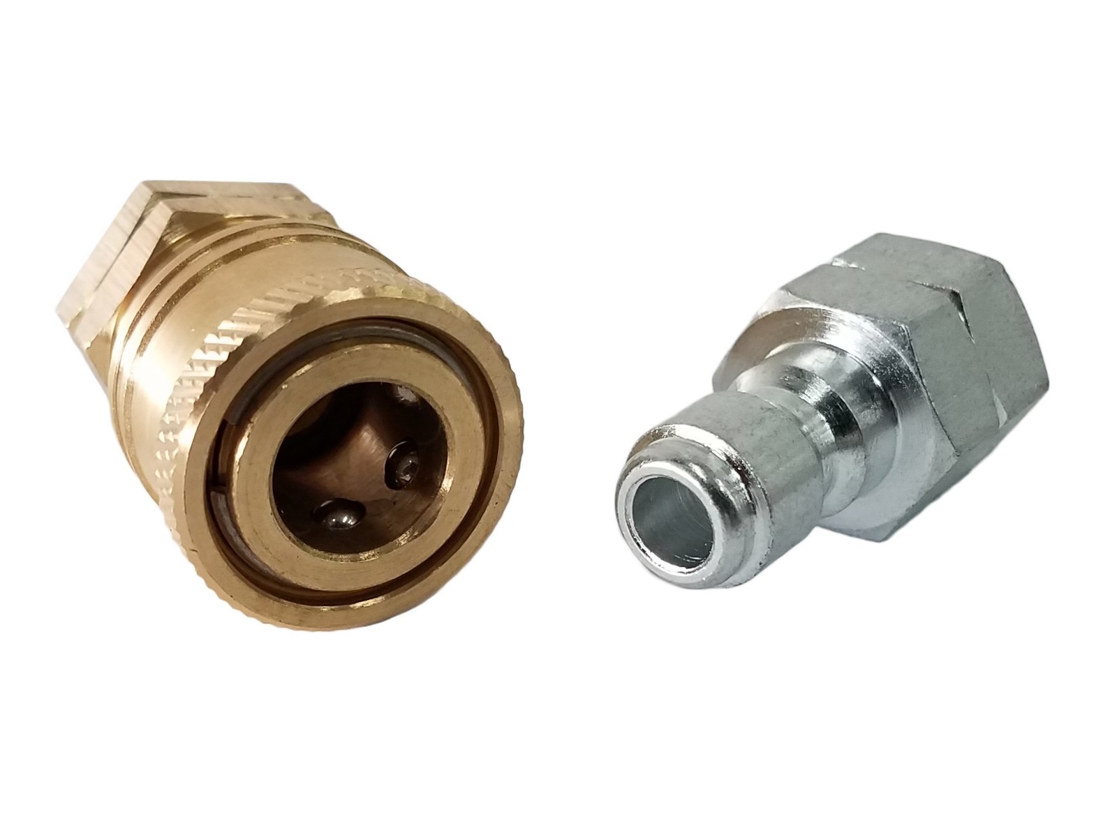 1/4 Inch Quick Connect Pressure Washer Adapter Set 5000 PSI Rating Fitting